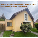 Casa Condominio Con Quincho Y Piscina 4d 3b Barcelona