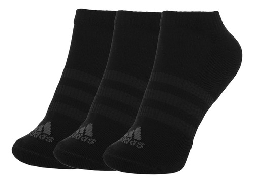 Tripack Calcetas adidas Cushioned Low Unisex Black/grey