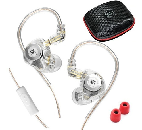 Promoción! Audífonos Kz Edx Pro In Ear Con Micro + Estuche