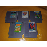 5 Video Juegos Cartuchos Para Nintendo Nes Originales 