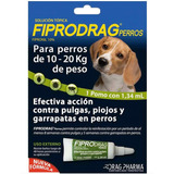 Fiprodrag Pipeta Antipulgas Y Garrapatas Perros De 10 A 20kg