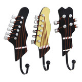Ganchos Decorativos En Forma De Guitarra Vintage Perchas Par