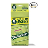 Gum De Wrigley Doublemint Chewing, 6 Value Packs (48 Paquete