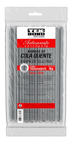 Barra De Recarga Fina Con Pegamento Termofusible, Transparente, 7 Mm, 1 Kg