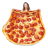 Manta De Pizza 2.0 De Doble Cara Adultos Y Niños, Mant...