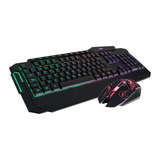 Teclado + Mouse Gamer Noga Stormer Iluminado - Factura A / B