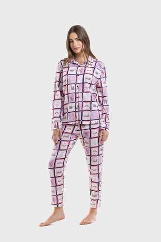 Pijama Camisero Promesse (pr15232)