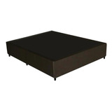 Base Para Cama Box Casal Gazin 138x39x188 Marrom Sp