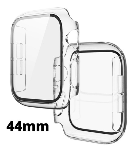 Capa Bumper Vidro Temperado Para Apple Watch 41 42 44 E 45mm