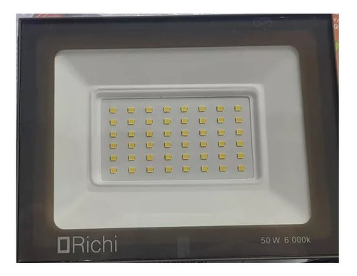 Reflector Led Int/ext Richi 50w  Ip65 Negro