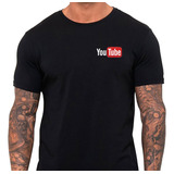 Camisa Camiseta Youtube Youtubers You Tube Logo Canal O16