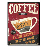 #1187 - Cuadro Decorativo Vintage - Café Coffee Bar Poster