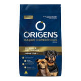 Ração Origens Pitbull Rottweiler Adultos 15kg