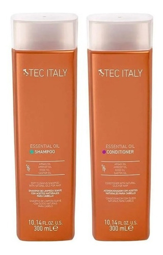 Tec Italy Essential Oil   Shampoo Y Acondicionador 300ml 