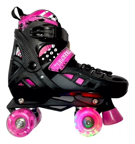 Patines Roller Luces Led Niños Tipo Soy Luna + Envio 