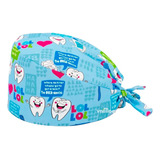 Cofia Clínica Gorro Quirúrgico Diseños  Muelitas G110