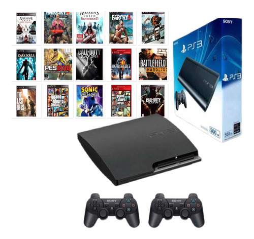 Playstation 3 250gb + Controle + Jogos