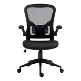 Silla De Escritorio Jd 905 Ergonomica Mesh Negro Ruedas