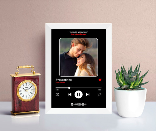 Quadro Interativo Spotify Personalizado - Na11