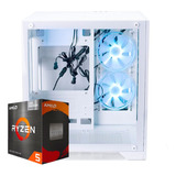 Pc Blanca Ryzen 5 5600g 16 De Ram Rgb 1tb Ssd 2 Coolers 