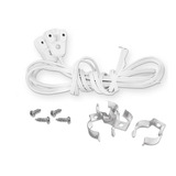 Kit De Conexión Tubos Led T8 2 Omegas Y 2 Cable Conector