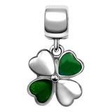 Jmqjewelry Clover Lucky Four-leaf Thankful Heart Green May A