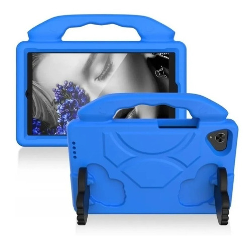 Funda Ok Goma Niños Para Galaxy Tab A7 Lite 8.7 T220 Azul