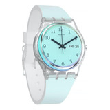Reloj Swatch Mujer Ge713 Ultraciel Silicona 34mm + Regalo !!