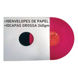 10 Capas* Lps + 10 Envelopes De Papel