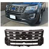 Front Bumper Grille Grill Silver Coated For Ford Explore Ddb
