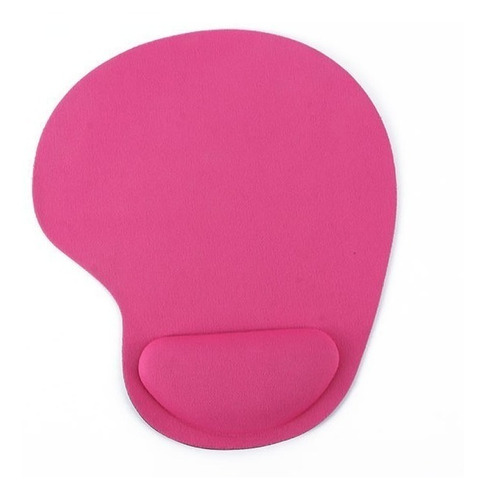 Mouse Pad Antideslizante Con Apoya Muñeca Rosado 