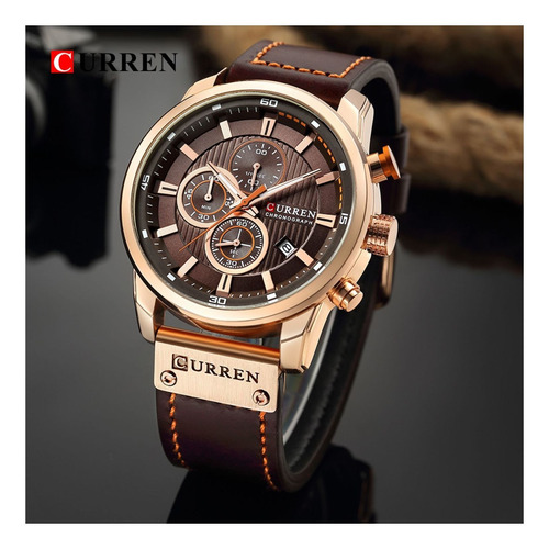 Reloj Para Hombre Curren 8291 Kreb942001 Marrón