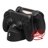 Cargador Para Mandos Ps4 Hyperx Chargeplay Duo Color Negro