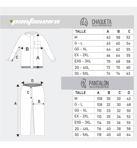 Traje Equipo De Lluvia Pantaneiro Pvc Mod 2900 3xl Al 5xl