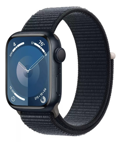 Apple Watch Series 9 Gps  Caja De Aluminio Color Medianoche De 45 Mm  Correa Loop Deportiva Color Medianoche