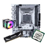 Kit Gamer Placa Mãe X99 White Intel Xeon E5 2660 V3 32gb Coo