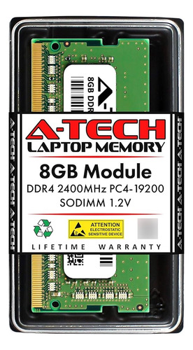 A-tech 8gb Ddr4 2400 Mhz Sodimm Pc4-19200 (pc4-2400t) Cl17 N