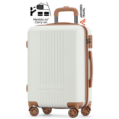 Maleta De Viaje Rígida Carry On Cabina De Mano 20 Pulgadas 10 Kg Modelo Palace Con Candado Alta Seguridad Tsa Lock Armored Travel | Meses sin interés