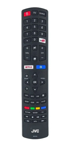 Control Remoto Jvc Rc311s Smart Tv Original 