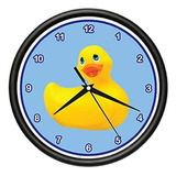 Reloj De Pared De Goma Pato Bañera Para Baño Habitación Para