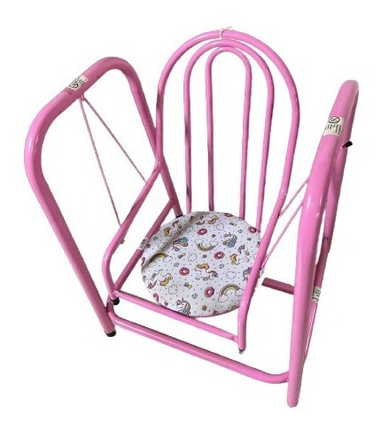 Cadeira Balanço Infantil Rosa Ou Azul