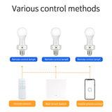 Bases Adaptadoras De Enchufe De Bombilla Inteligente App Con