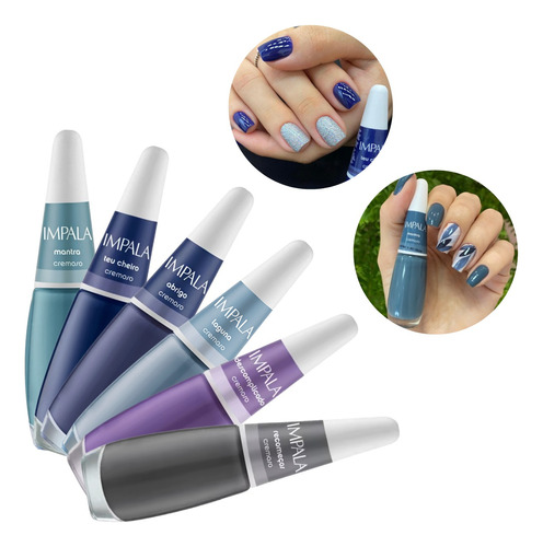 Kit Esmaltes Impala Novas Cores Da Moda Barato Atacado