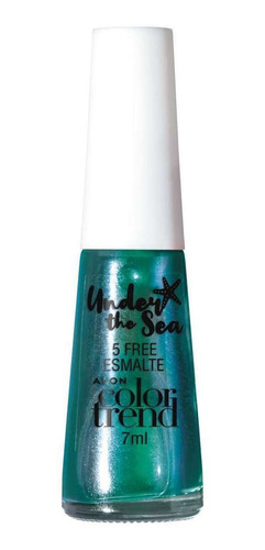 Avon Color Trend Esmalte Under The Sea Tono Verde