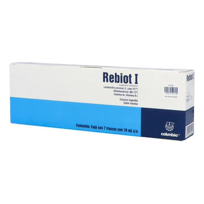 Rebiot I Suplemento Alimenticio Solución Caja Con 7 Frascos Sabor N\u002Fa | Meses sin interés