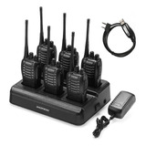 6pz Radios Walkie Talkies Bf888s Uhf Fm Transceptor Linterna