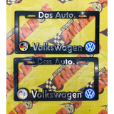 Marco Placas Volkswagen Vw Par Euro Porta Placa