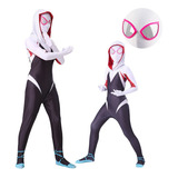 Traje De Fiesta De Cosplay De Spiderman Gwen Stacy #