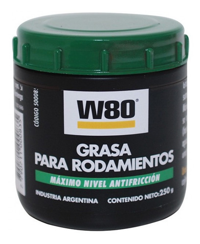 Grasa Rodamientos Rulemanes W80 Pote 250gr  