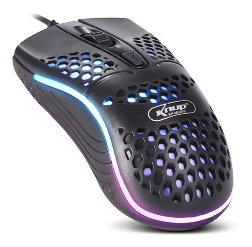 Mouse Gamer Usb Led Com Fio Rgb Ultra Leve Pc Notebook Ps4